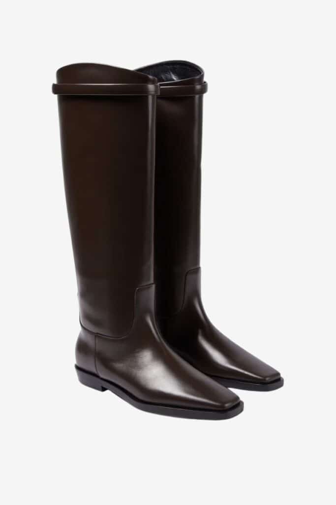 TOTEME Brown Leather Riding Boots - $840