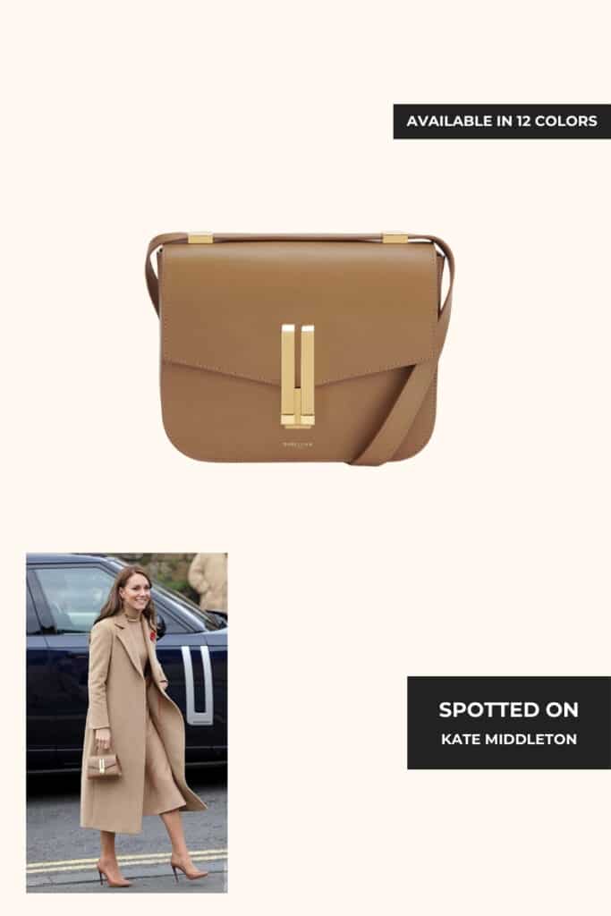 Demellier London The Vancouver Bag Spotted on Kate Middleton and Kristen Bell