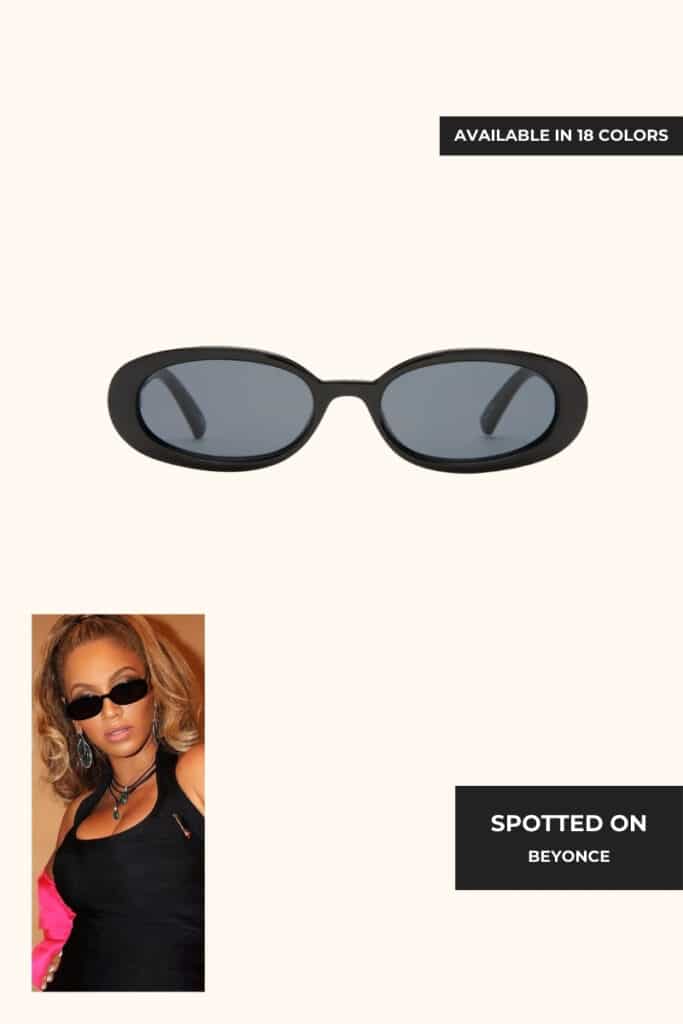 LE SPECS OVAL SUNGLASSES SPOTTED ON BEYONCE