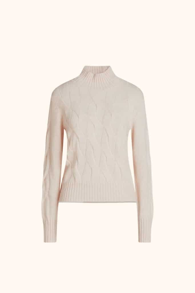 N Peal Cableknit Cashmere Sweater