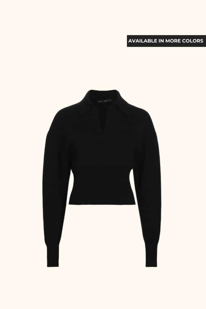 Proenza Schouler Jeanne  Cashmere Polo Sweatere