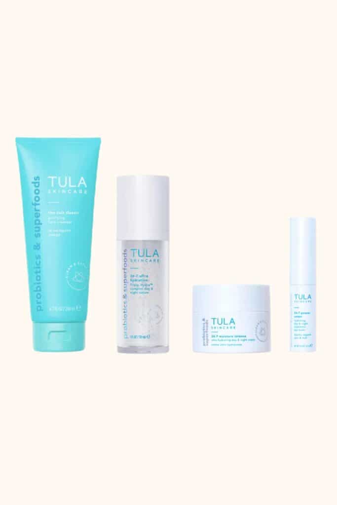 tula hydrating day and night routine