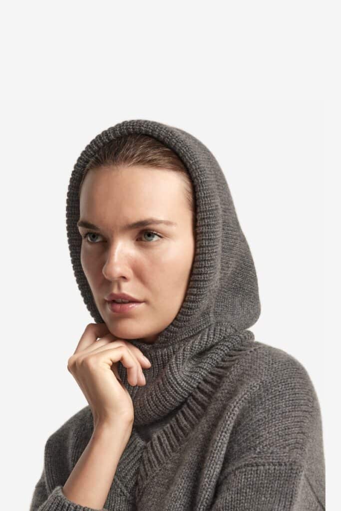 Falconeri ultra soft cashmere hood