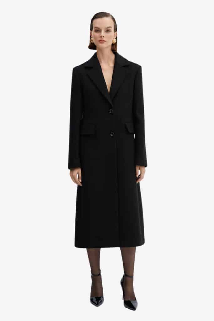 Mango Structured Wool Coat