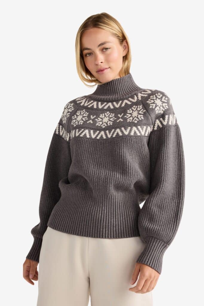 Varley Bowen Fair Isle Pullover Sweater