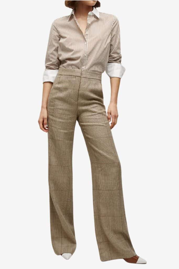 Veronica Beard Tonelli Plaid Pant