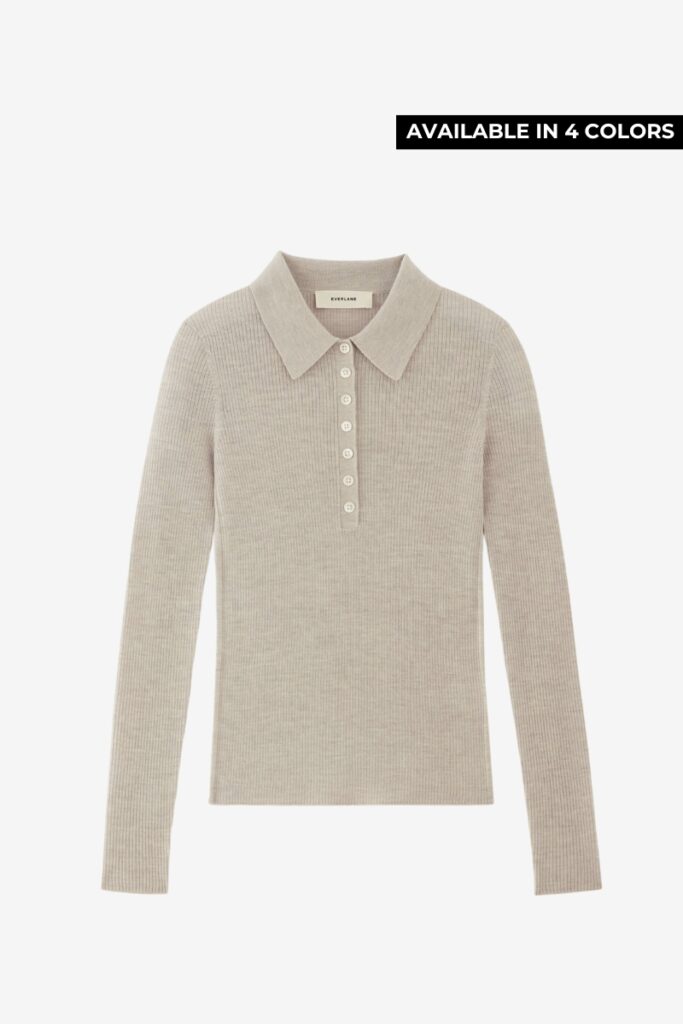 Everlane The Polo in Ultrasoft Merino