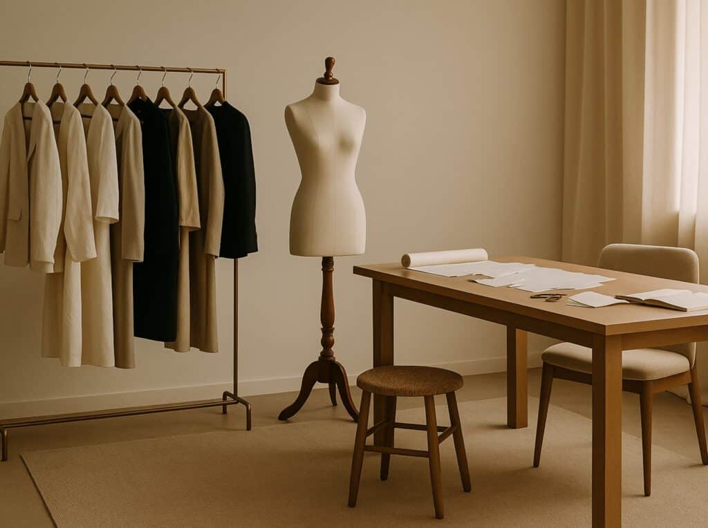 Women's made-to-order clothing brands, design studio