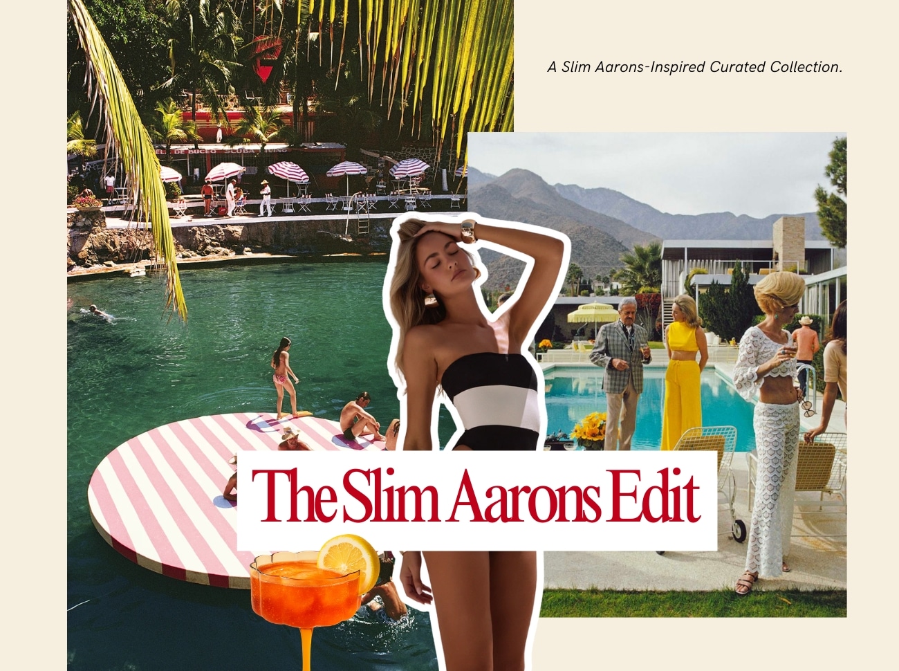slim aarons beach fashion, 70s beach fashion
