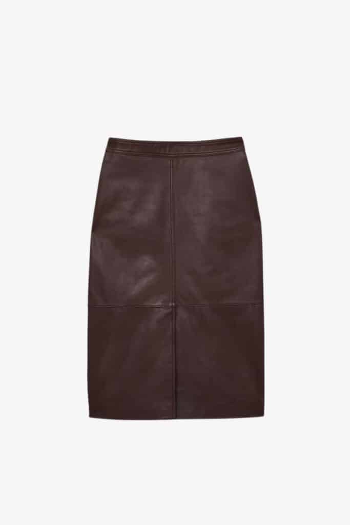 Reiss Leather Pencil Skirt