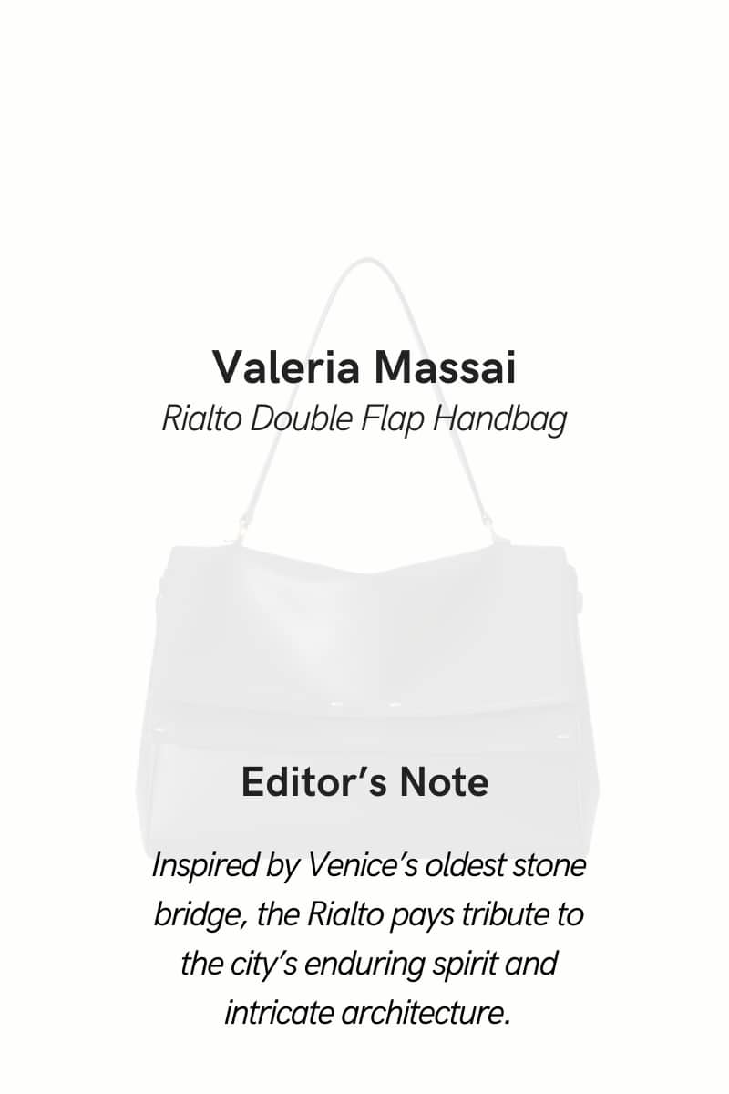 Valeria Massai Rialto Double Flap Handbag