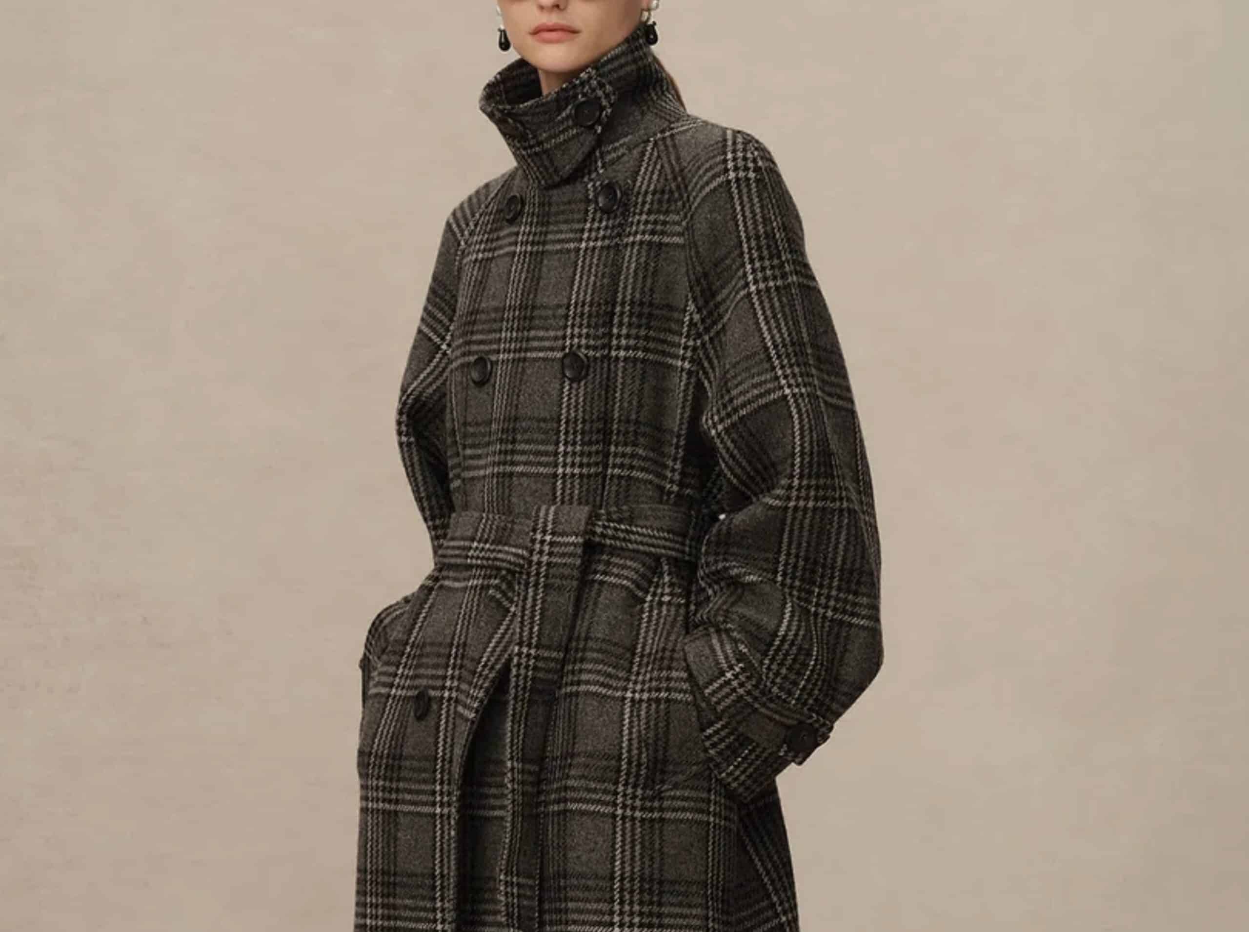 Women's Funnel Neck Jacket, Women's Funnel Neck Coats