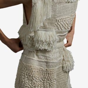 Heirlome Laia Top, Ivory Silk Knit Top